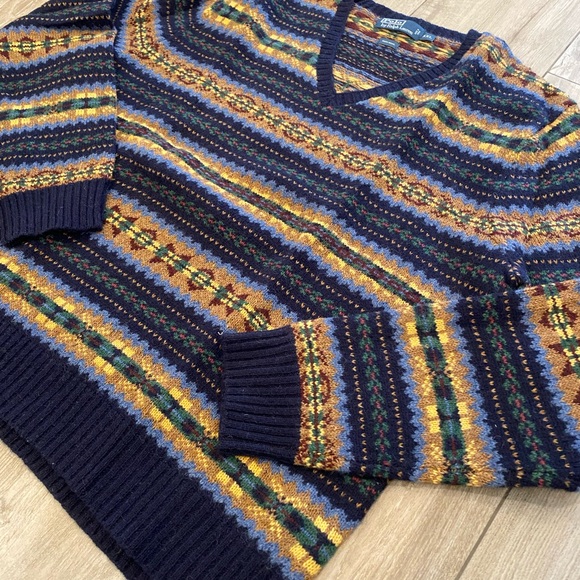 Polo Ralph Lauren Men’s Fair isle Sweater - Picture 2 of 5